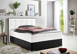 Boxspringbett MAINTAL, weiß, L:210cm, Bezug