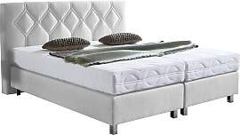 Boxspringbett "Phönix", weiß, B:195cm