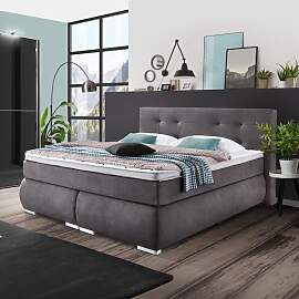 Boxspringbett Revelin Strukturstoff 180x200cm