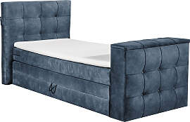 Boxspringbett "Richmond", blau