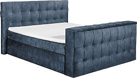 Boxspringbett "Richmond", blau