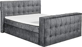 Boxspringbett "Richmond", grau