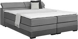 Boxspringbett Sevilla Grau ca. 140x200cm