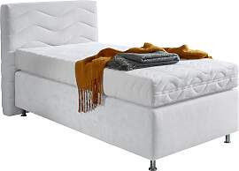 Boxspringbett "Sigma", weiß, B:105cm