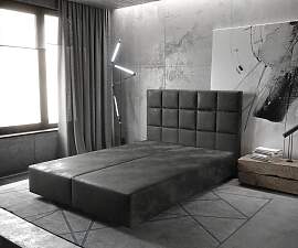 Boxspringgestell Dream-Fine 160x200 cm Mikrofaser