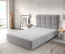 Boxspringgestell Dream-Fine Mikrofaser Grau