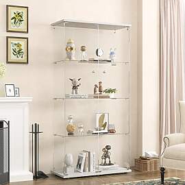 BPKADHY Glasvitrine Standvitrine,Modern Glas