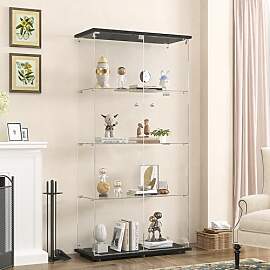 BPKADHY Glasvitrine Standvitrine,Modern Glas