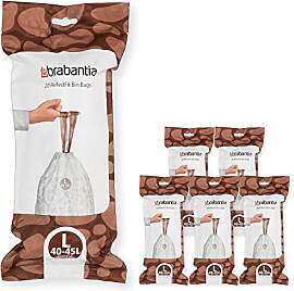 Brabantia Müllbeutel, Weiß, 120 Bags