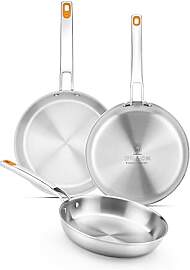 BRA Efficient Inox Triply Pfannenset, 20 – 24