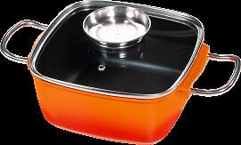 Bräter KING "3 L, Aluguss", orange,