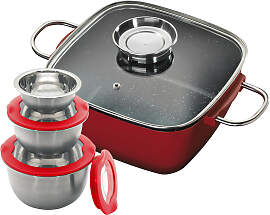 Bräter KING "4L", silber