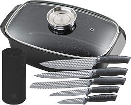 Bräter KING "5 Liter", schwarz, B:23cm