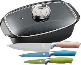 Bräter KING "5 Liter", schwarz, B:23cm