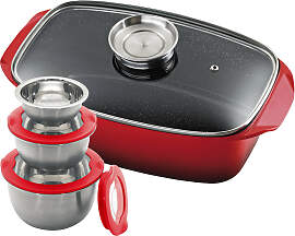 Bräter KING "5L", silber