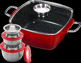 Bräter KING "7 L, Aluguss", silber