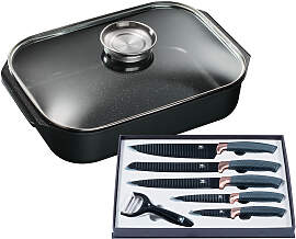 Bräter KING, braun (holzfarben), B:26cm H:8,5cm