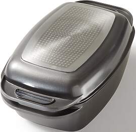 Bräter STONELINE, grau, B:25,5cm H:12cm L:43cm,