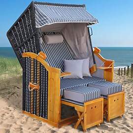 BRAST Strandkorb Rügen Deluxe | für 2 Personen | 