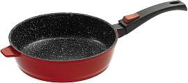 Bratpfanne KING, rot, H:7cm Ø:24cm, Pfannen,