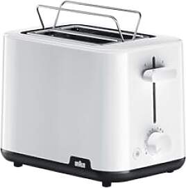 Braun Breakfast1 HT1010WH Toaster with 2 Slots, 8