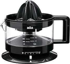 Braun CJ3000 BK Zitruspresse mit Schale