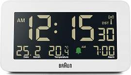 Braun Clock digital Wecker BC10W-DCF