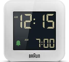Braun Digitaler Reisewecker Schlummerfunktion,