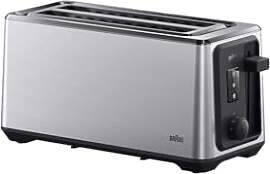 Braun Langschlitz-Toaster – 2 extralange
