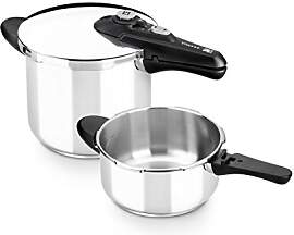 BRA Vitesse | Schnellkochtopf-Duo-Set, Metall,