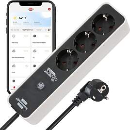 Brennenstuhl Connect Ecolor WLAN Steckdosenleiste, 