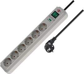 Brennenstuhl Eco-Line Steckdosenleiste 6-Fach mit