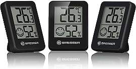 Bresser 3er Set Thermometer Hygrometer - Digitales 
