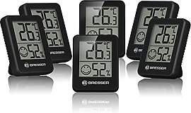 Bresser 6er Set Thermometer Hygrometer - Digitales 