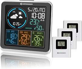 Bresser Wetterstation Funk mit Außensensor Quadro 