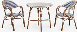 Brielle Bistro Rundes Tischset, Ø80 Cm, Und Zwei
