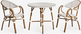Brielle Bistro Rundes Tischset, Ø80 Cm, Und Zwei