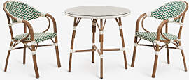 Brielle Bistro-set Mit 80 Cm Rundem Tisch Und 2