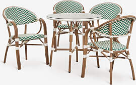Brielle Bistro-set Mit 80 Cm Rundem Tisch Und 4