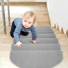 Brielle Stufenmatten Grau für Treppenstufen