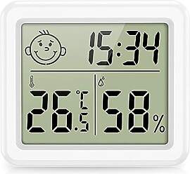 Brifit Digital Mini Thermometer Hygrometer,