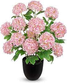 Briful Künstliche Hortensie Real Touch im Topf