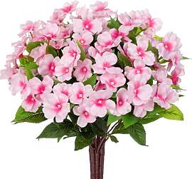 Briful Künstliche Impatiens Blumen 5er Set –