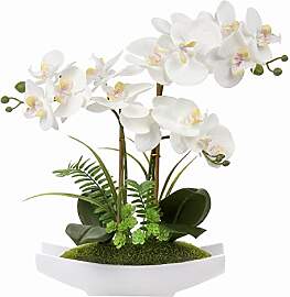 Briful Kunstblume Orchidee Künstlich Phalenopsis