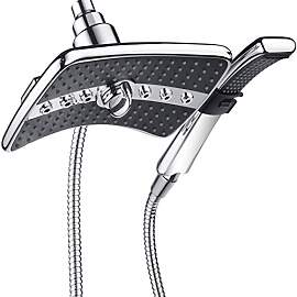 BRIGHT SHOWERS Duales Duschkopf-Kombi-Set,