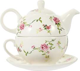 BRIGHTFUFU Keramik Teekannen-Set Mit Tasse Und