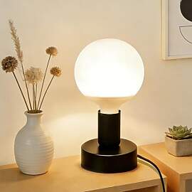 BrightWish Dimmbare Nachttischlampe mit