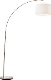 BRILLIANT Bogenlampe "Clarie", silber
