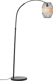 BRILLIANT Bogenlampe "Slope", schwarz