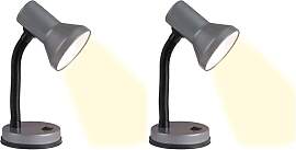 Brilliant Junior Tischlampe grau –